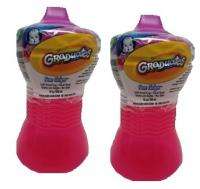   Graduates Spill Proof Pink Sippy Cups 12 Months And Up BPA Free 2 PACK