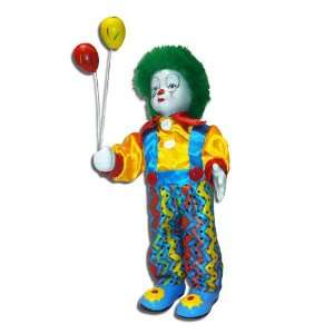  Clown Figurine   with Balloons, Musical