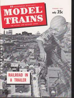 Summer 1961 Model Trains Magazine Railroading Made Easy  