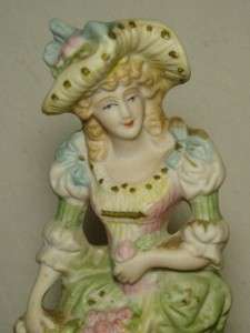 Vintage L & M Inc. Victorian Lady Figurine, Very PRETTY  