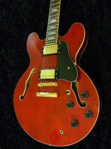   Hollowbody Vintage Cherry Hollow body 335 Style Classic Rock Guitar