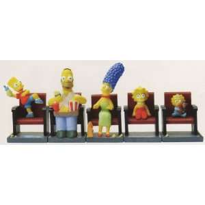  The Simpsons Movie Theater Figure Set   Set of 5 Vending 