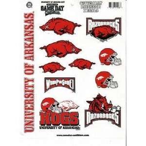  University Of Arkansas Sticker Full Page Vinyl 24 Case 