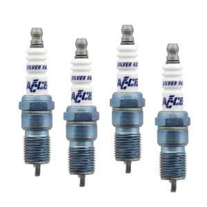    ACCEL 256SS Silver Tip Spark Plugs for GM, (Pack of 4) Automotive