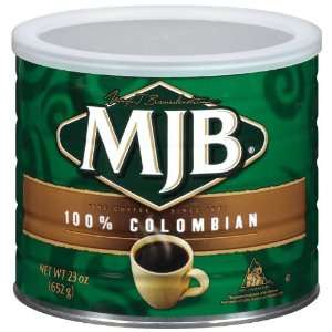 MJB Coffee, 100 Percent Colombian Grocery & Gourmet Food