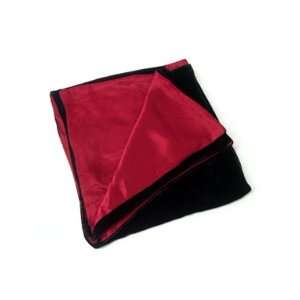  CHARTER CLUB Velvet and Silk Wrap, Black/Red Kitchen 