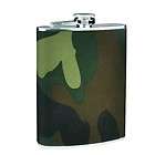   Steel Flask w/ Camouflage protective cloth wrap great for hunters