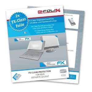  2 x atFoliX FX Clear Invisible screen protector for Asus EeeTop 