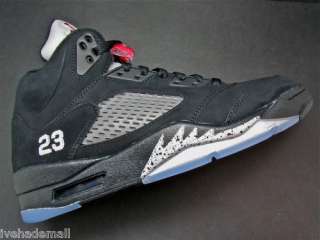 Nike Air Jordan V Retro Black 2011 440888 010 5 Y GS Grade School 