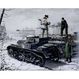 35 Munitionschlepper & Crew Model Kit light machine gun tank Nazi 