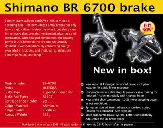 Shimano Ultegra 6700 Brakes Set BR 6700 Caliper NEW   