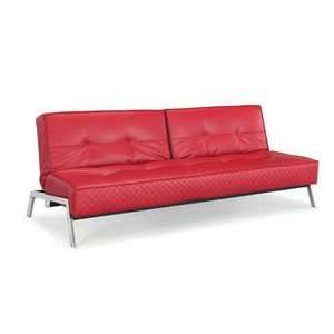   Marquee Convertible Sofa Bed Crimson by Lifestyle