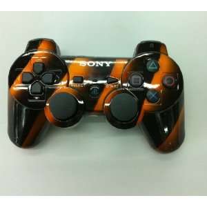  Ps3 Dual Shock3 Wireless Controller  Black with Orange 