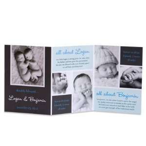  Twins Birth Announcements   Charming Composition: Lightest 