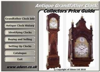 Antique Grandfather Clock Collectors Price Guide  