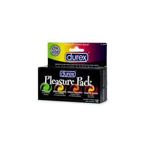  Durex Pleasure Pack Lubricated Condoms,12 Condoms Health 