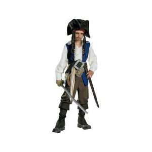  Deluxe Captain Jack Sparrow Costume: Toys & Games