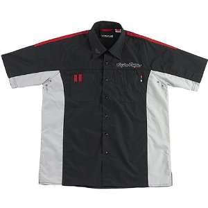  Troy Lee Designs Team Mens Polo Racewear Shirt   Black 