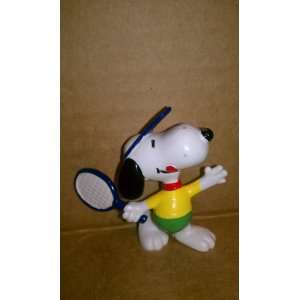  Vintage Peanuts Snoopy Tennis PVC Figure (1980s 