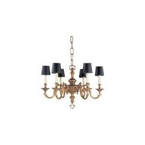  Chart House Small Georgian Chandelier in Antique Burnished 