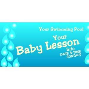    3x6 Vinyl Banner   Generic Baby Swim Class: Everything Else