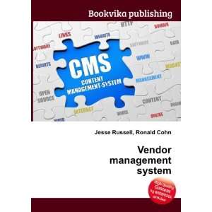  Vendor management system Ronald Cohn Jesse Russell Books