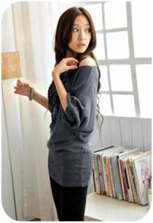 Womens Fashion Korea Off Shoulder Tops Shirts HOT 1984#  