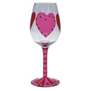  Big Hearted Lover Wine Glass by Lolita