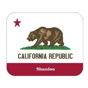  US State Flag   Shandon, California (CA) Mouse Pad 