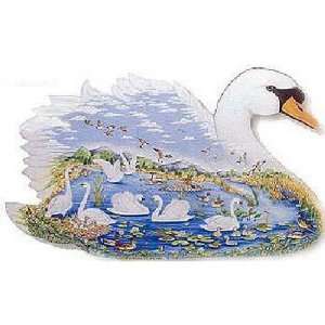  Swan Lake 1000pc Jigsaw Puzzle: Toys & Games