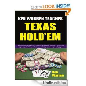 Ken Warren Teaches Texas Holdem Ken Warren  Kindle Store