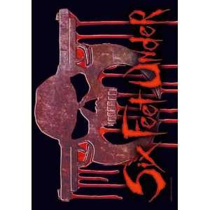 Six Feet Under (SFU)   Bloodskull   #192 Fabric Poster 30 x 40 
