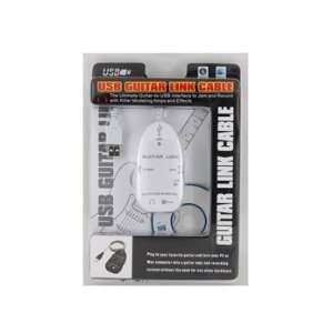  USB Guitar Link Cable (White) Electronics