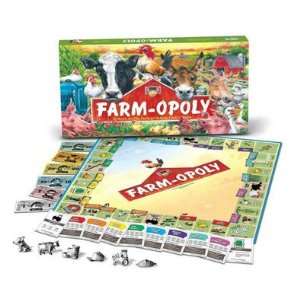  New Late For The Sky Farm Opoly For Ages 8 To Adult 2 To 6 