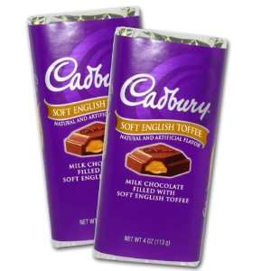 Cadbury Bar   Milk Chocolate Soft English Toffee (Pack of 24:  