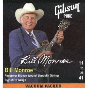  Gibson Bill Monroe Signature Mandolin, .011   .041, SMG 