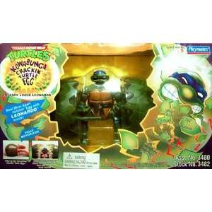   Ninja Turtles Kowabunga Crackin Turtle Egg Leonardo Leo Toys & Games