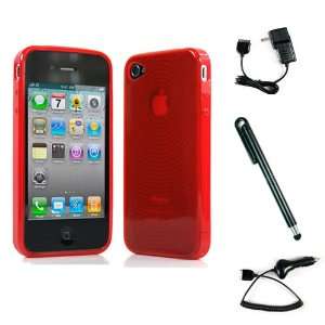   iPhone 4S + Apple iPhone 4S Car Charger and Wall Charger Cell Phones