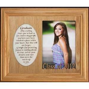  8x10 Class of 2012 Laser & Poetry Frame ~ Holds a Portrait 