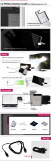 Original] LG PRADA Desktop Cradle for PRADA phone by LG 3.0 ★★