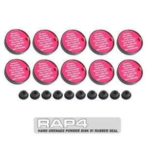  RAP4 Hand Grenade Powder Disk w/ Rubber Seal: Sports 