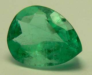 70 CTS NATURAL COLOMBIAN EMERALD PEAR  