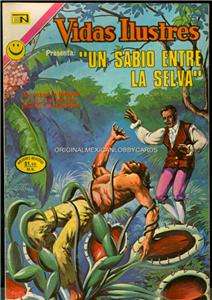VIDAS ILUSTRES # 294 ORIGINAL MEXICAN NOVARO COVER ART  