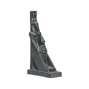 Isis Protecting Osiris Statue, Black Finish 