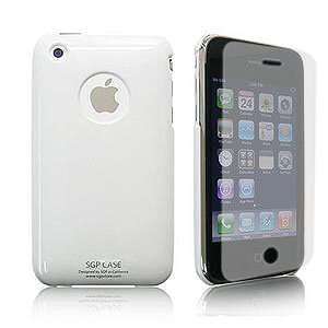  High Gloss White (with Crystal Film) for iPhone 3G(S) Electronics