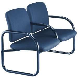   Seater Separate Seat and Back w/ Half Arm Guest Chair: Office Products