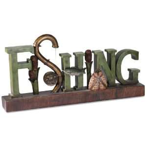  Lake Country Fishing Statue Bass/Wood