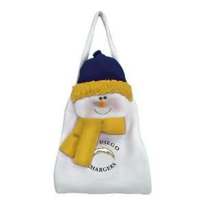  BSS   San Diego Chargers NFL Snowman Plush Door Sack or 