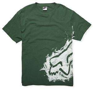  Fox Racing Scribble T Shirt   Medium/Green Automotive