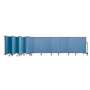  Screenflex 4 H Wall Mount Partition   13 Panels (23 10 